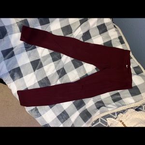 a.n.a burgundy leggings